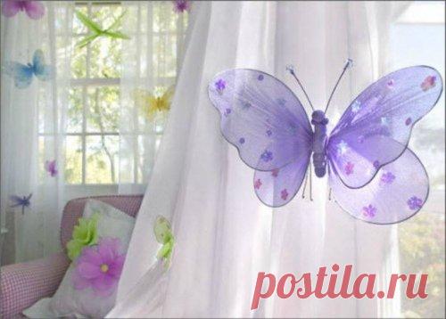 Бабочки из капрона. Мастер-класс и видео | Домохозяйка