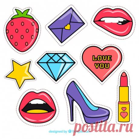 Набор красочных наклеек Более миллиона свободных векторов, PSD, фотографии и бесплатные иконки. Эксклюзивные халявы и все графические ресурсы, которые необходимые для ваших проектов