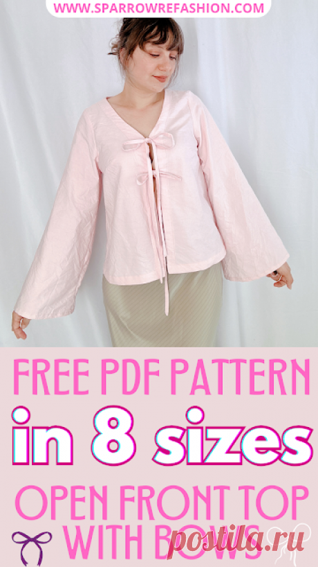 How to Sew Easy Open Front Blouse: Step by Step DIY - Sparrow Refashion: A Blog for Sewing Lovers and DIY Enthusiasts