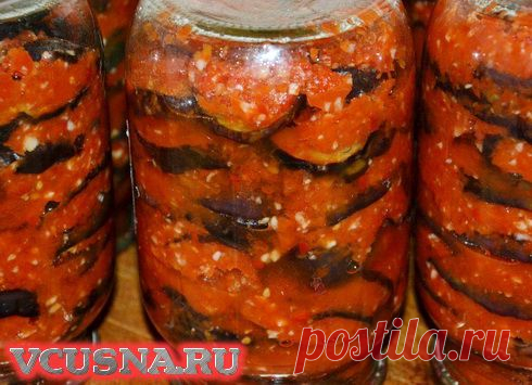 Баклажаны "Огонек" на зиму - пошаговый рецепт закатки VCUSNA.RU
