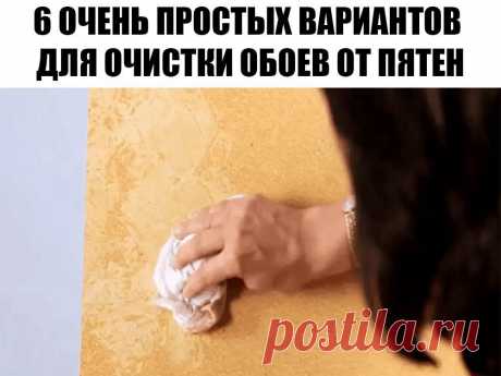 6 очень простых вариантов для очистки обоев от пятен. Теперь знаю как!
