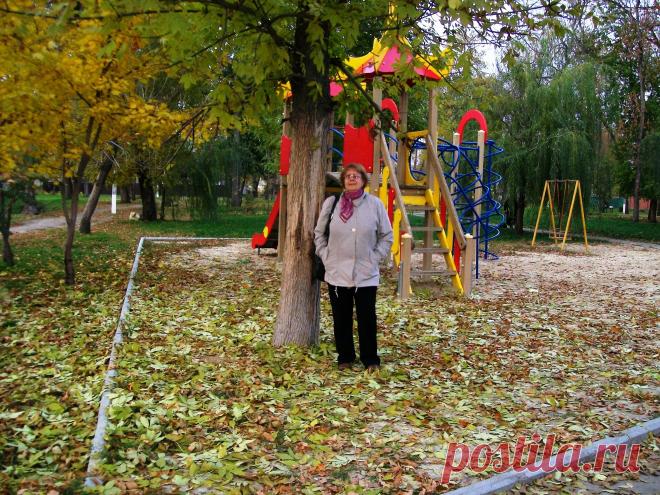 в городском сквере