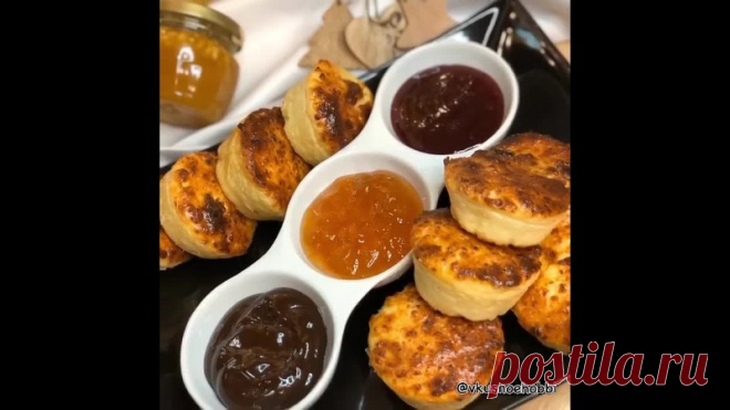 Сырники с кокосовой стружкой и сгущенкой