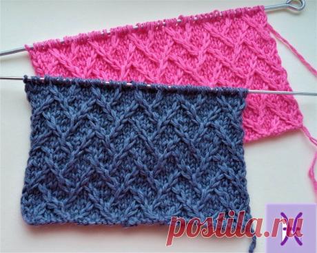 Два изумительно красивых узора со схемами и описанием | Ручная работа | Яндекс Дзен