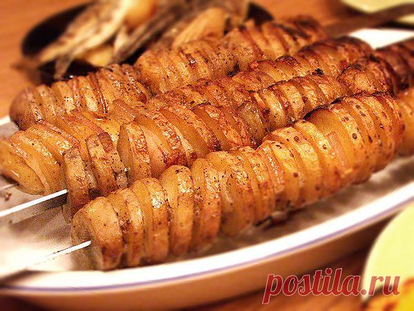 Кебаб из картофеля