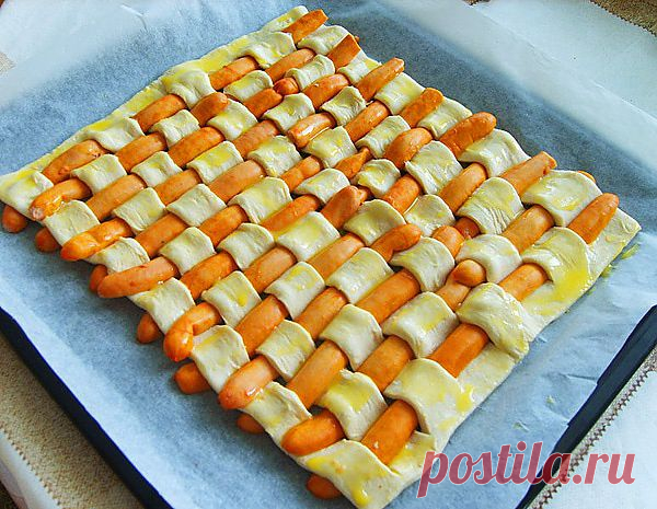 Вкусные плетенки из теста / Рецепты /