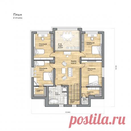 Проект дома Эминенс — цена строительства под ключ в компании Render House