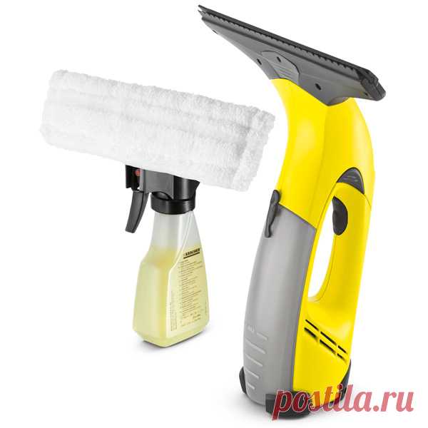 Стеклоочиститель Karcher WV 50 Plus Мытьё стёкол – та ещё работёнка! А если во всей квартире сразу? А если нужно в магазине витрины помыть? Полдня уйдёт, не меньше, а то и больше. Но зачем тратить столько времени и сил, если со стеклоочистителем Karcher WV 50 Plus всё можно сделать гораздо быстрее и проще?ПЫЛЕСОС ДЛЯ ОКОНДа, по сути, этот прибор – пылесос. Только собирает он не пыль, а воду. И не с полов, а со стёкол. Распылите воду с моющим средством из пульве...
