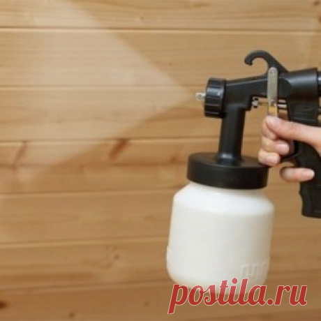 Покраска краскопультом – каковы правила облицовки стен и потолка?