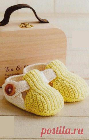 Сандалики крючком