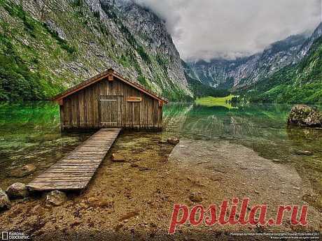 озеро Верхнее на юго-востоке Баварии