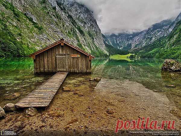 озеро Верхнее на юго-востоке Баварии