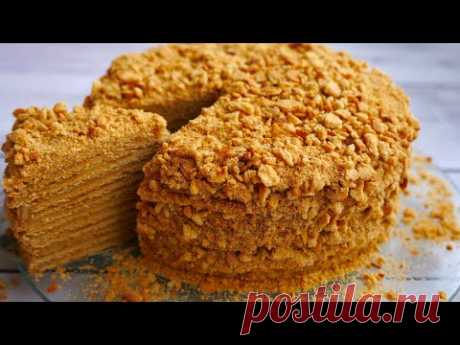 Торт "Медовик" (Рыжик) Бабушкин Рецепт