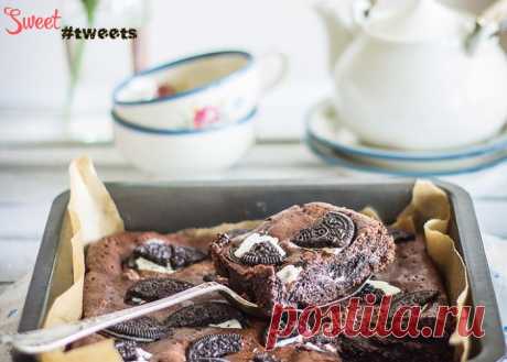 Брауни с печеньем Орео | Sweet Twittes