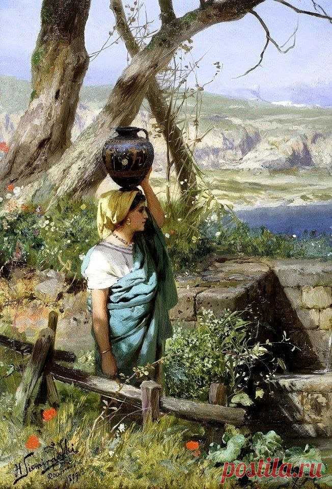 Генрих Ипполитович Семирадский (1843-1902)

«У источника» (1899)