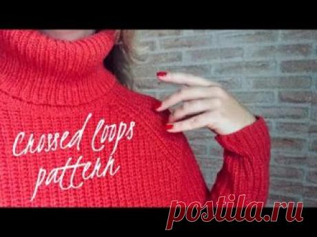 Пышная СКРЕЩЕННАЯ РЕЗИНКА / Скоро МК элегантного свитера!💋