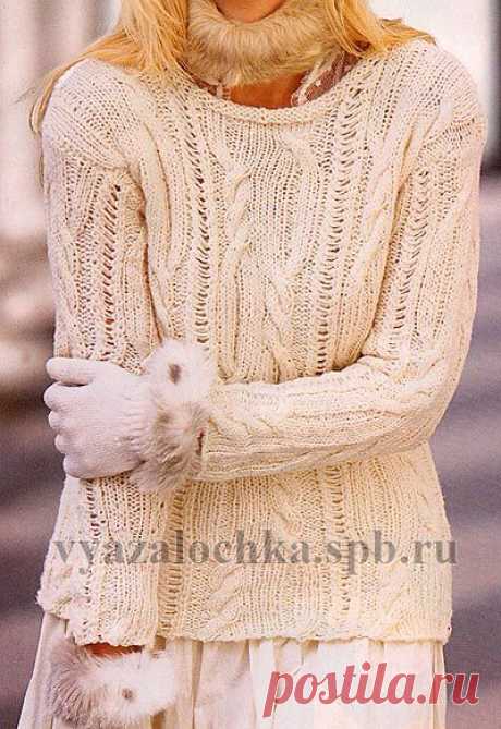 *Пуловеры и Джемперы | ЕЛЕНА ВЯЗАЛОЧКА – Вязание Спицами и Крючком | Лушие Схемы и Модели Бесплатно
