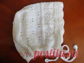 Вязаный чепчик для малыша | DAMские PALьчики. ru