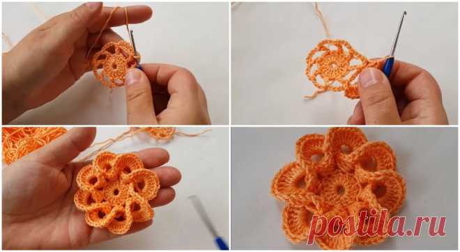 How To Crochet This Adorable Flower - Tutorial How To Crochet This Adorable Flower - Tutorial