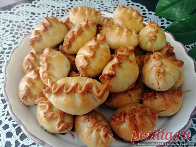 Мини-пирожки – пошаговый кулинарный рецепт с фото Закусочные мини-пирожки с мясной начинкой – пошаговый рецепт с фото. Как просто испечь вкусные и красивые маленькие пирожки. С чем подать суп. Русская кухня