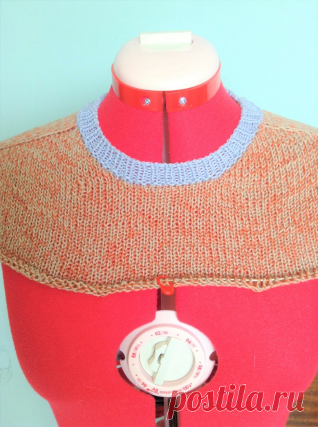 «Крестьянский» росток без укороченных рядов | SIBKNITTING // Канал о вязании | Яндекс Дзен