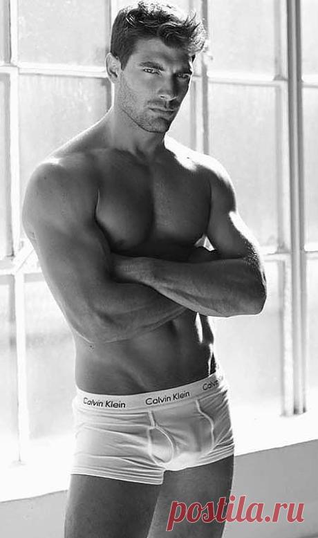 calvin klein, прес, оружие, борода - вдохновляющие картинки на Favim.ru