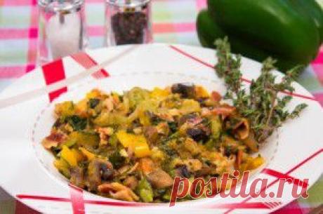 Рагу с овощами и грибами
