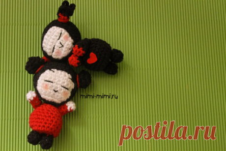 Схема вязания амигуруми Пукка и Гару