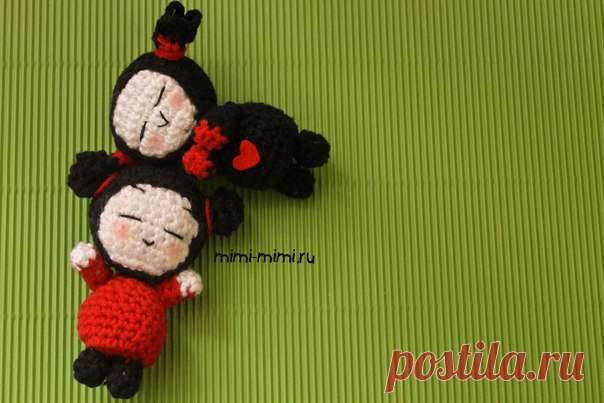 Схема вязания амигуруми Пукка и Гару