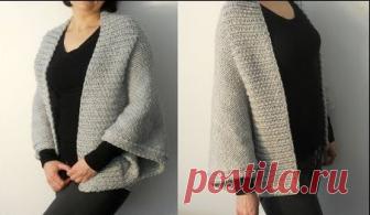 КАРДИГАН  ЗА ТРИ ДНЯ (Вязание спицами)
