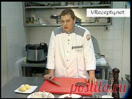 Печень по строгановски - YouTube