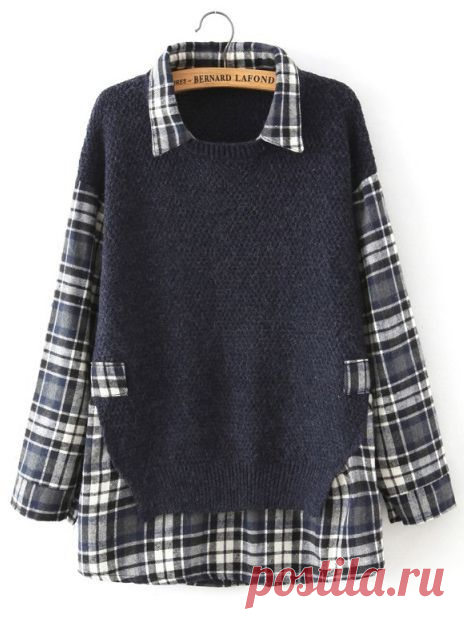 Джемпер+рубашка=новая вещь! Идеи как перешить две вещи, чтобы получить одну новую