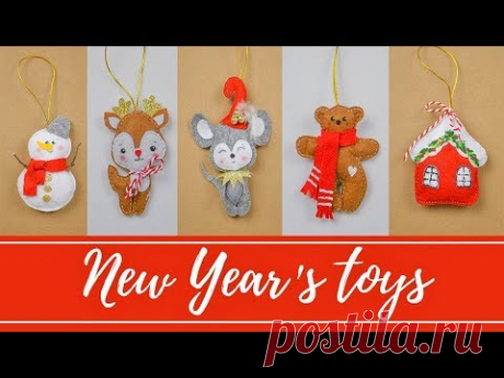 НОВОГОДНИЕ игрушки своими руками // DIY TSVORIC