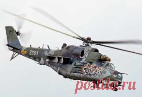 Многоцелевой ударный вертолет Ми-35, «летающая боевая машина пехоты», разработанн в КБ Миля и является экспортной версией многоцелевого ударного вертолета Ми-24. 
Серийный выпуск вертолетов Ми-24 начался в 1971 году. Он имеет множество модификаций, экспортировался во многие страны мира. Активно использовался в годы Афганской войны, в период боевых действий в Чечне, а также во многих региональных конфликтах. Производится на ОАО «Роствертол». 
Вертолет Ми-24 построен по классической одновинтовой с