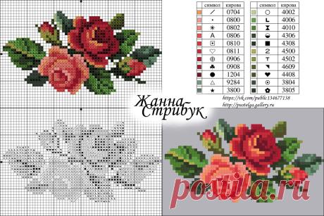 Схемы вышивки Жанны Стрибук