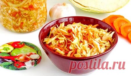 Капуста по-корейски за 4 часа! Очень удачный рецепт!