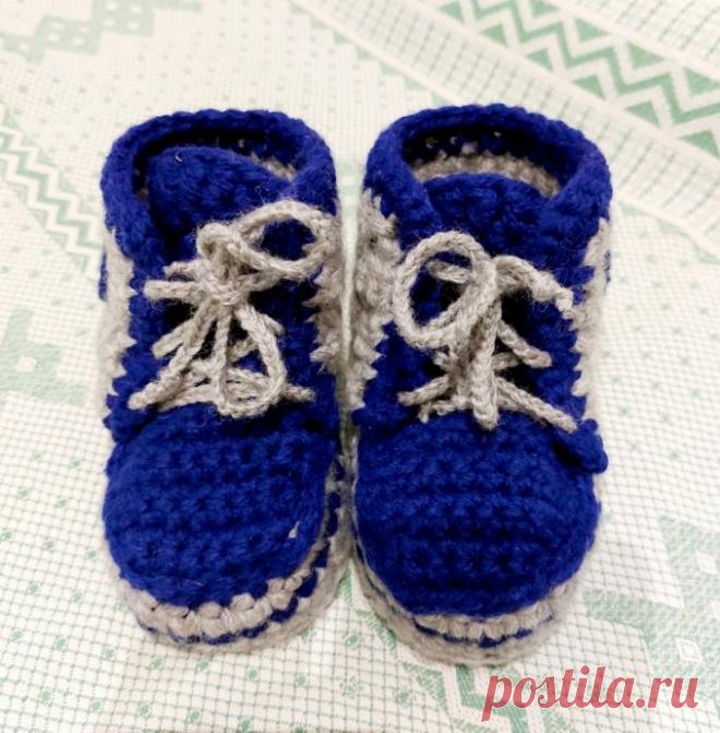 еще пинетки внучатому племяннику