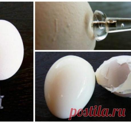 Вот зачем нужно прокалывать яйца иголкой!