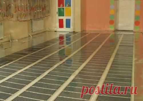 Пленочный инфракрасный теплый пол своими руками: инструкция по монтажу. Видео