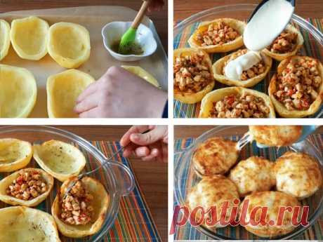 Подруга из Азербайджана научила готовить очень вкусный фаршированный картофель 

Блюдо было настолько вкусным, что я не удержалась и попросила подругу научить меня готовить его! Спешу поделиться рецептом и с вами!
Готовится из самых простых ингредиентов.
Рекомендуем подписаться  КУЛИНАРНЫЙ БЛОГ MAGIC CAT

Рецепт фаршированного картофеля
Это блюдо готовится из самых простых ингредиентов.

Для приготовления фаршированного картофеля потребуются следующие ингредиенты:

3 больш...