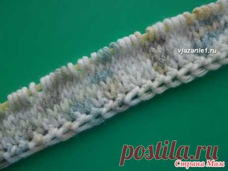 . Ажурный набор петель - Openwork set of loops - Жаккард - Страна Мам