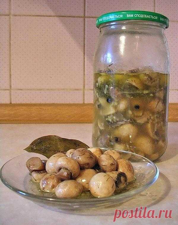 Быстромаринованные грибочки по-венесуэльски