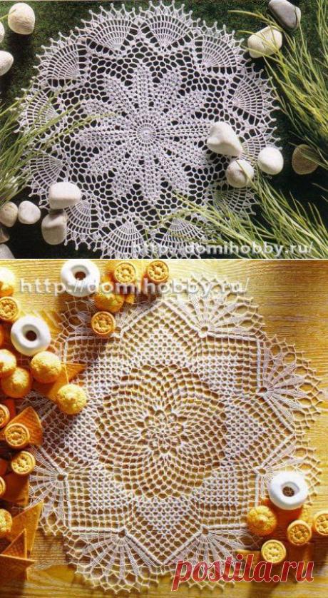 Эффектные салфетки, связанные крючком — Рукоделие