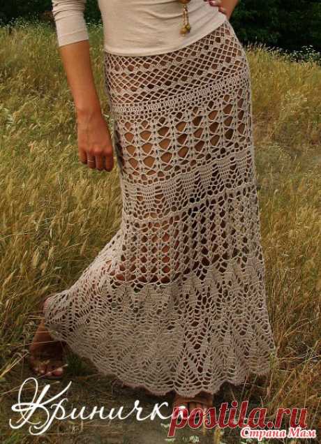 "Вечерняя степь" от Кринички. Вяжем вместе с джаннат из Страны мам