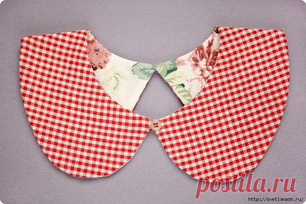 Съемные воротнички. Идеи с выкройками — Сделай сам, идеи для творчества - DIY Ideas