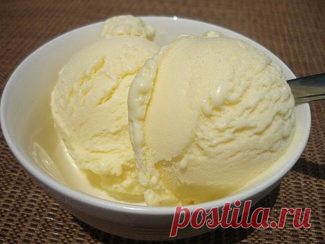 Домашнее мороженное- вкус советского пломбира.