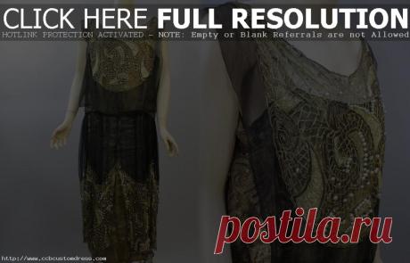 CCB Custom Dress 1920s beaded flapper dress | CCB Custom Dress