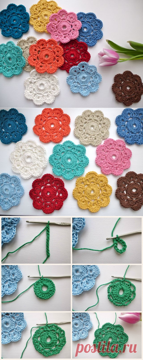 My Rose Valley: The Maybelle Crochet Flower