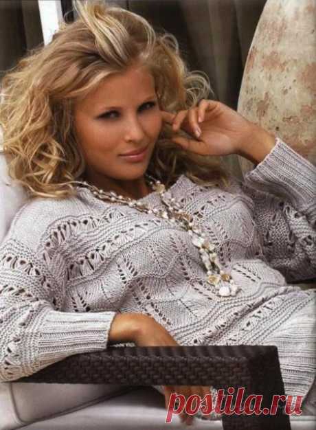 Вязаный пуловер » Сайт &quot;Ручками&quot; - делаем вещи своими руками