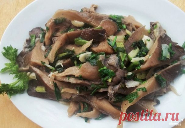 Вешенки с луком - пошаговый рецепт с фото на Повар.ру